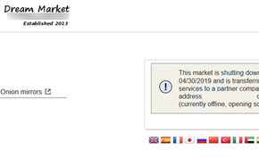 FBI/DEA和欧洲刑警组织套路深：暗网黑市Dream Market宣布关闭