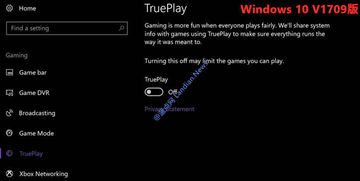 微软已经悄悄从Windows 10里将UWP TruePlay游戏反作弊功能删除