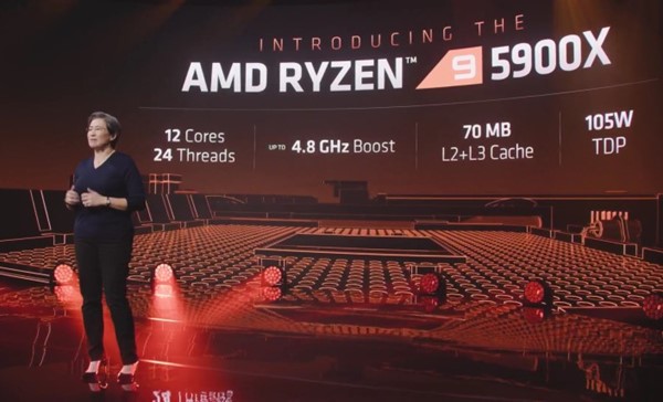 AMD推出RYZEN 5000系列处理器 采用ZEN 3架构16核32线程性能提高24%