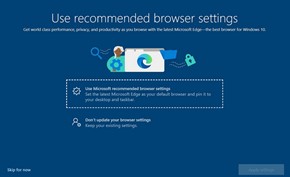 微软开始利用全屏弹窗方式引导用户安装使用Microsoft Edge浏览器