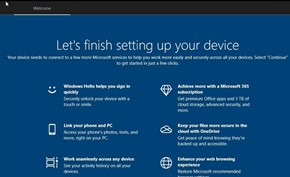 微软开始向所有用户推出Windows 10设置应用顶部的启动器(广告栏)