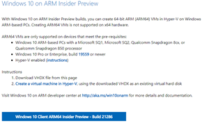 [下载] 微软推出Windows 10 Dev Build 21286版ISO镜像与VHDX镜像