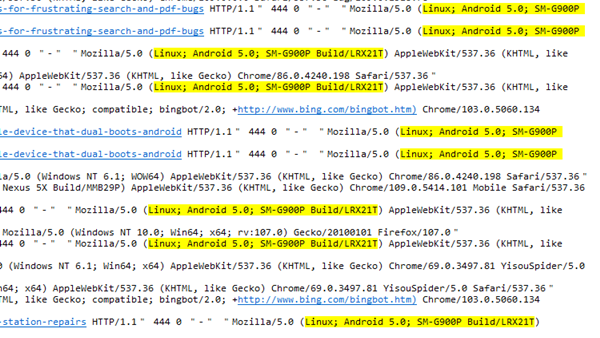  [Nginx] Block SM-G900P malicious crawlers to avoid wasting server resources