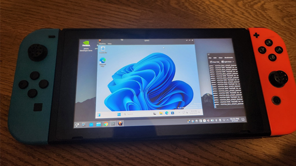  A netizen installed Windows 11 on the switch handset and successfully started it, but each operation card lasted for 10 seconds