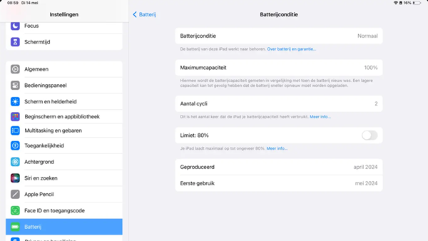  Apple provides a wealth of battery health options for the new iPad Pro and iPad Air, including cycle times