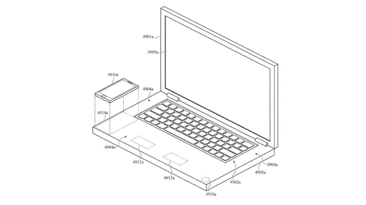 专利显示苹果有一个想法，在MacBook触摸板的侧面安装线圈 为iPhone提供无线充电 – 蓝点网