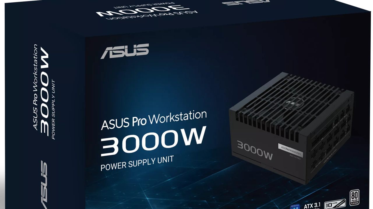 华硕推出高达3000W的白金电源 可以同时支撑4台RTX 5090显卡满负荷运行