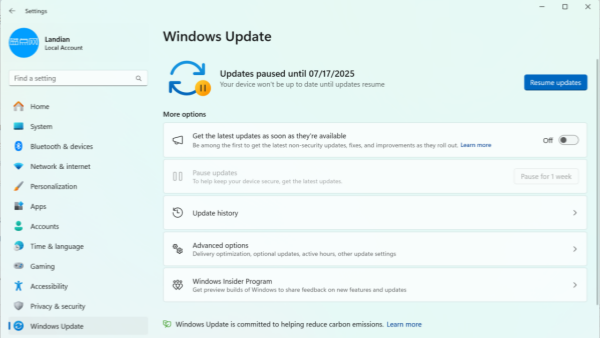 微软停止通过系统更新向Windows 11推送旧版驱动程序 避免安装过时版本