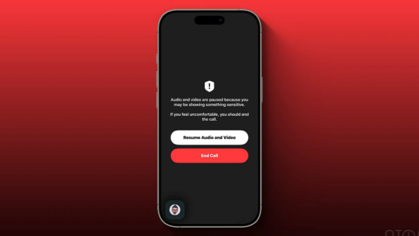 iOS 26使用FaceTime视频通话时 如果检测到脱衣服或裸体则会弹出全屏警告