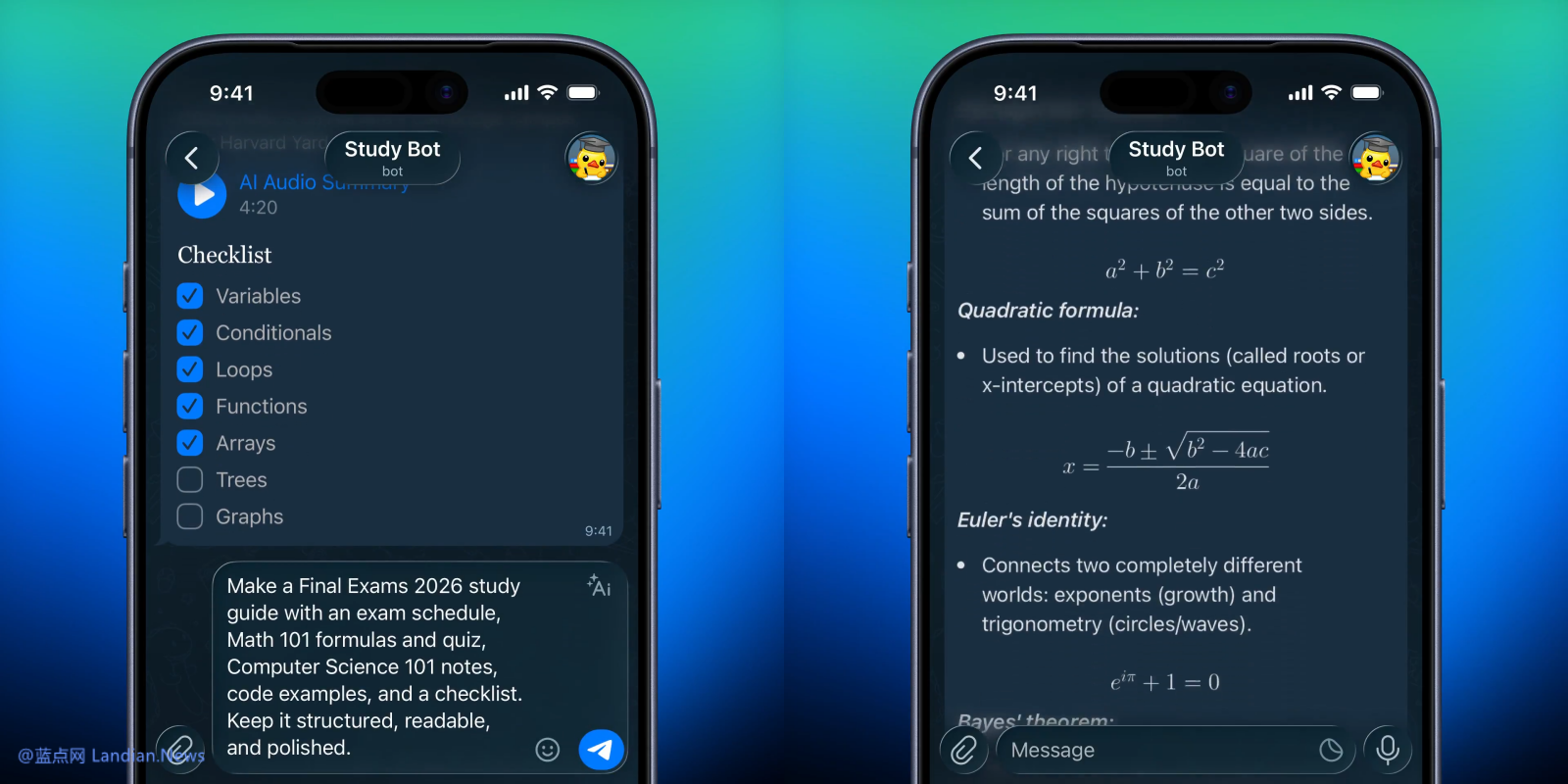 现在所有Telegram Bot都可以使用更丰富的MD格式 包括表格/列表/公式等等