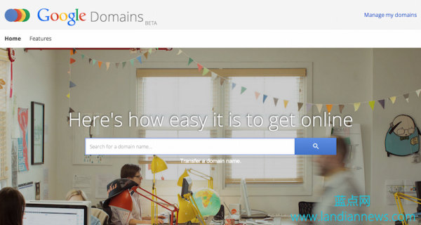 Google旗下域名注册服务Google Domains全面开放