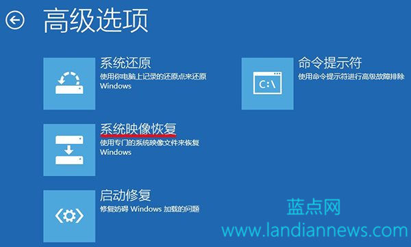 通过Windows 8.x自带的系统映像备份后如何使用恢复？