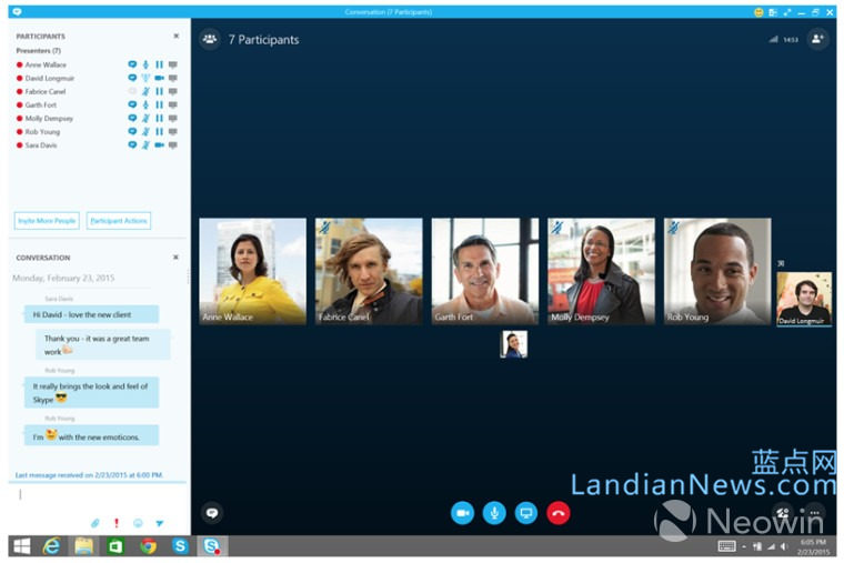 Skype for Business 客户端新截图曝光