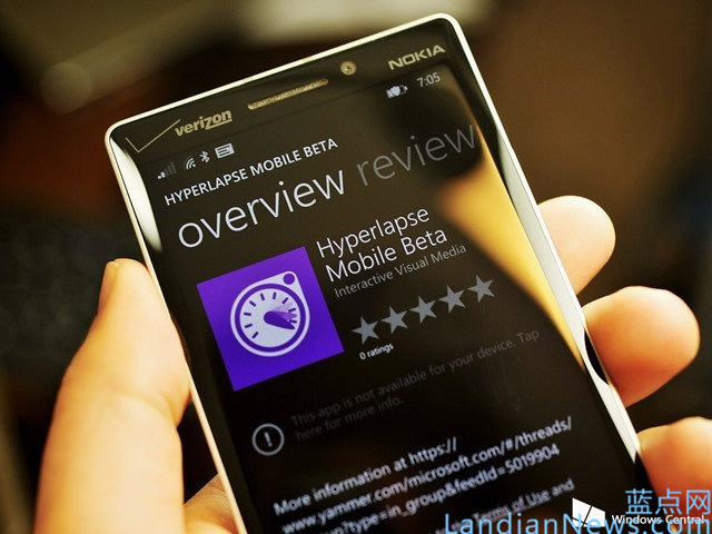 Windows Phone版的Microsoft Hyperlapse摄影工具已发布新版