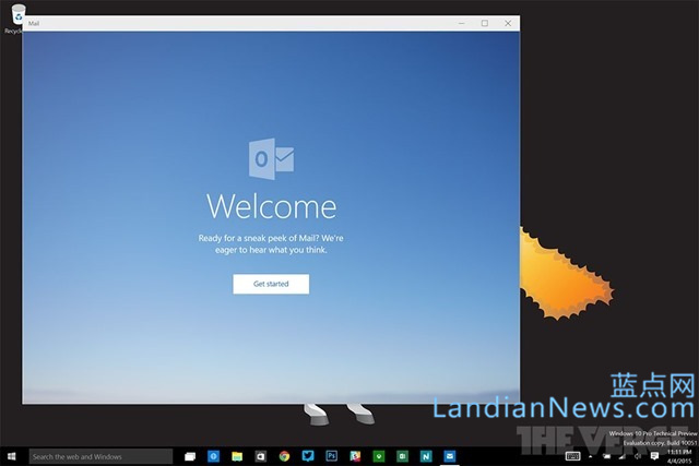 Windows 10 Build 10051泄漏，曝光新邮件和日历应用 [来源：蓝点网 地址：https://www.landian.vip]